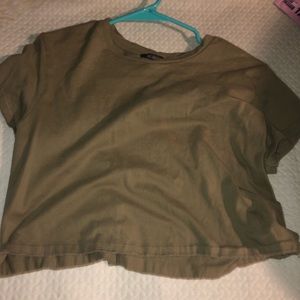 light green crop top